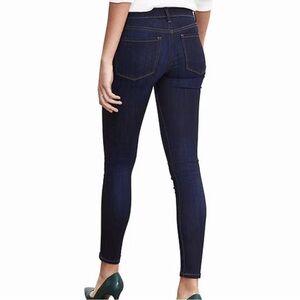 Banana Republic High-rise Skinny Ankle Dark-wash Jeans